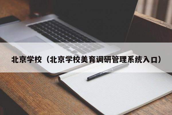 北京学校（北京学校美育调研管理系统入口）