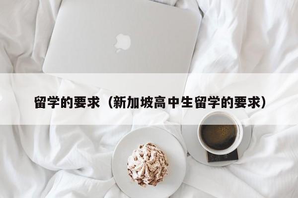 留学的要求（新加坡高中生留学的要求）