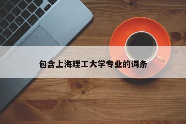 包含上海理工大学专业的词条